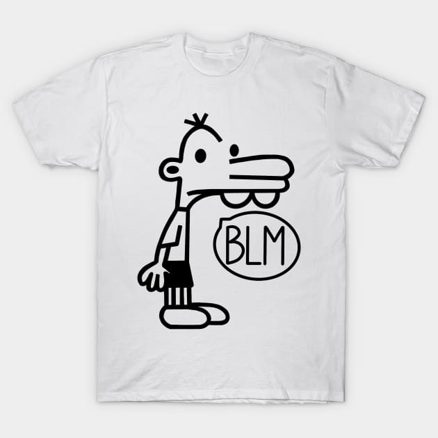 Manny Heffley BLM T-Shirt by natashawilona